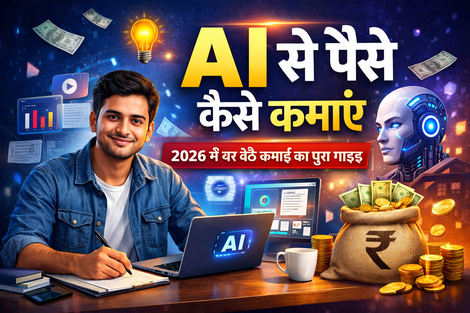 Ai se paise kaise kamaye 2026 घर बैठे कमाई का पूरा गाइड