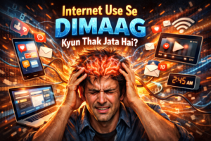 Internet use se dimag thak kyon jata hai